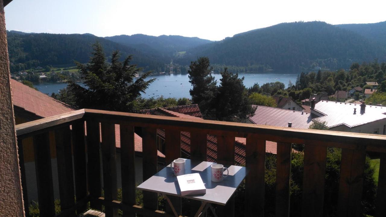 Esprit Myrtille Balcon Vue Lac Gérardmer Dış mekan fotoğraf